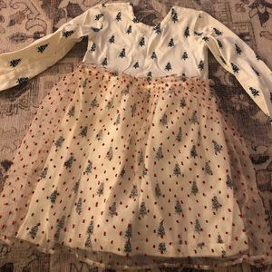 Hanna Anderson Ivory Tulle Tree Dress